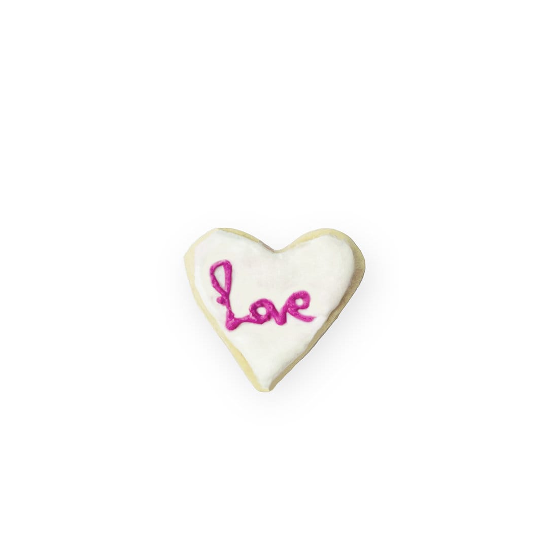 Love hearts iced dog treats gift box - 4